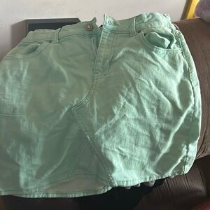 Teal green like brand new kids skirt